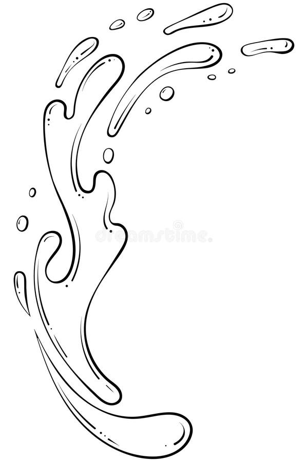 Line drawing fountain water stock illustrations â line drawing fountain water stock illustrations vectors clipart