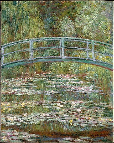 Claude monet bridge over a pond of water lilies the metropolitan museum of art