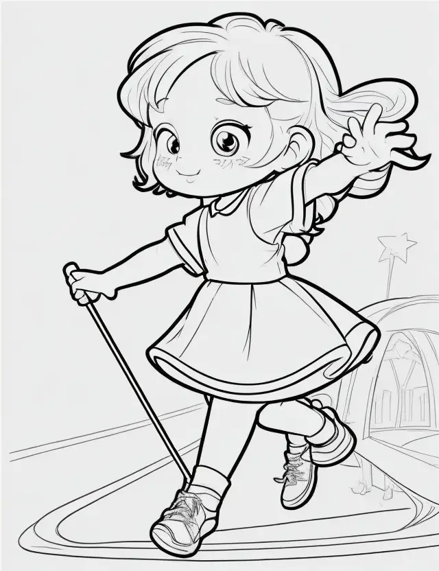 Midjourney prompts for coloring book pages cool and simple