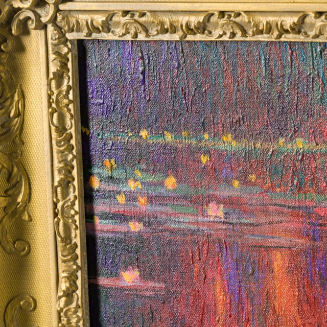 After claude monet waterlillies evening effects cloud series john myatt castle fine art