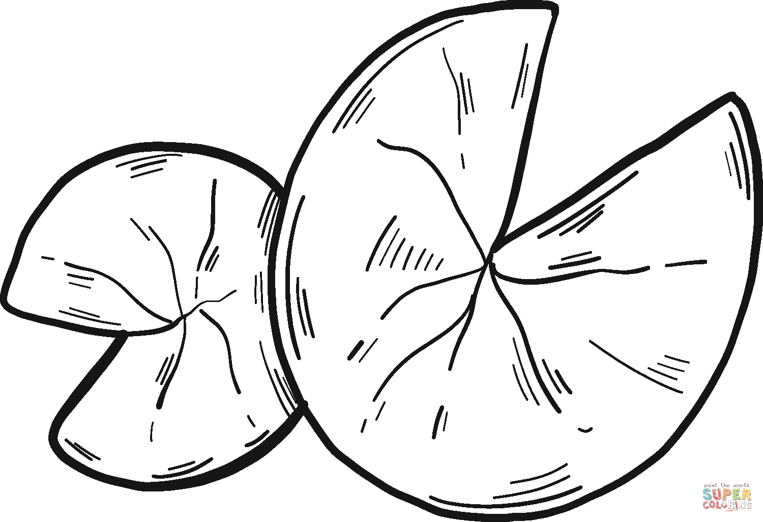 Water lilies evening effect by claude monet coloring page