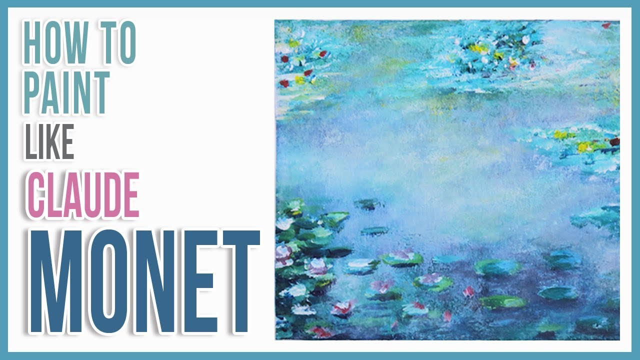 How to paint onets water lilies with acrylic paint step by step art journal thursday ep