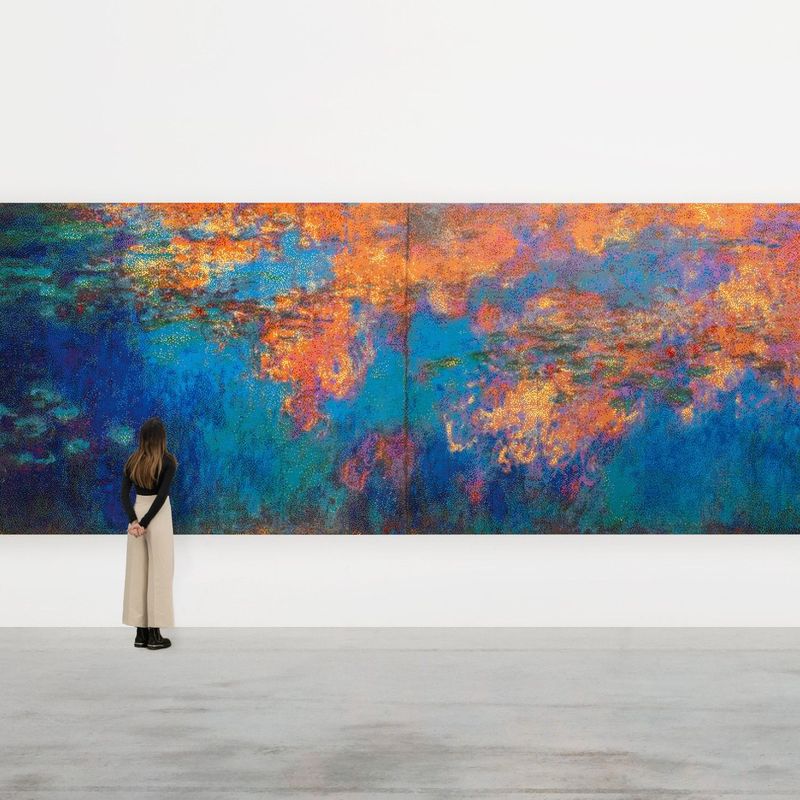 Ai weiwei unveils recreation of monets water lilies made entirely of legos smart news smithsonian magazine