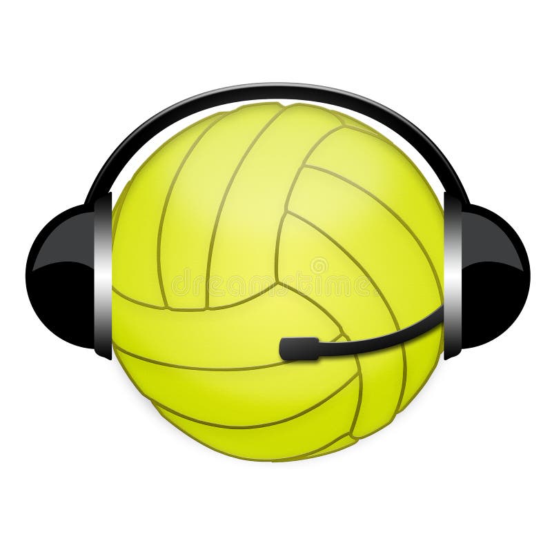 Volleyball headphones stock illustrations â volleyball headphones stock illustrations vectors clipart