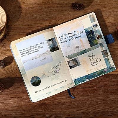Draupnir large aesthetic scrapbook kit vintage oil painting bullet junk journal kit with scrapbook supplies b