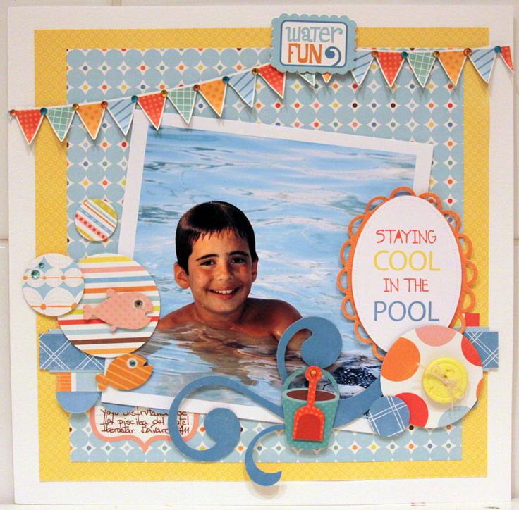 Refreshing poolside fun
