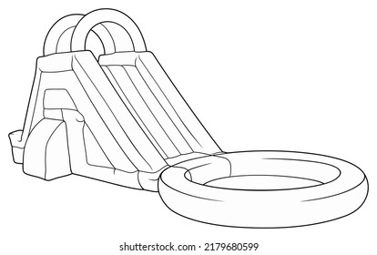 Water slide sketch images stock photos d objects vectors