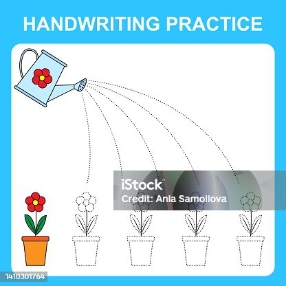 Coloring book watering can stock illustrations royalty
