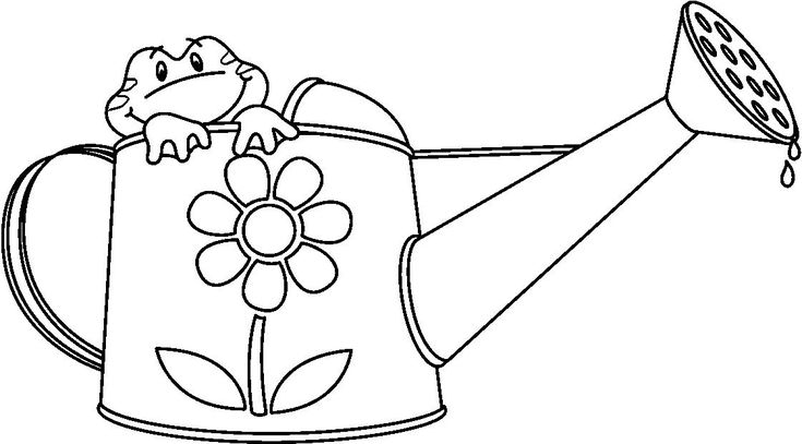 Frog watering can coloring pages dog coloring page coloring sheets for kids