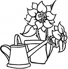 Watering can coloring pages eas coloring pages watering can watering