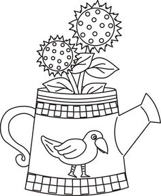Watering can coloring pages eas coloring pages watering can watering