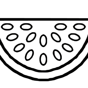 Watermelon coloring pages printable for free download