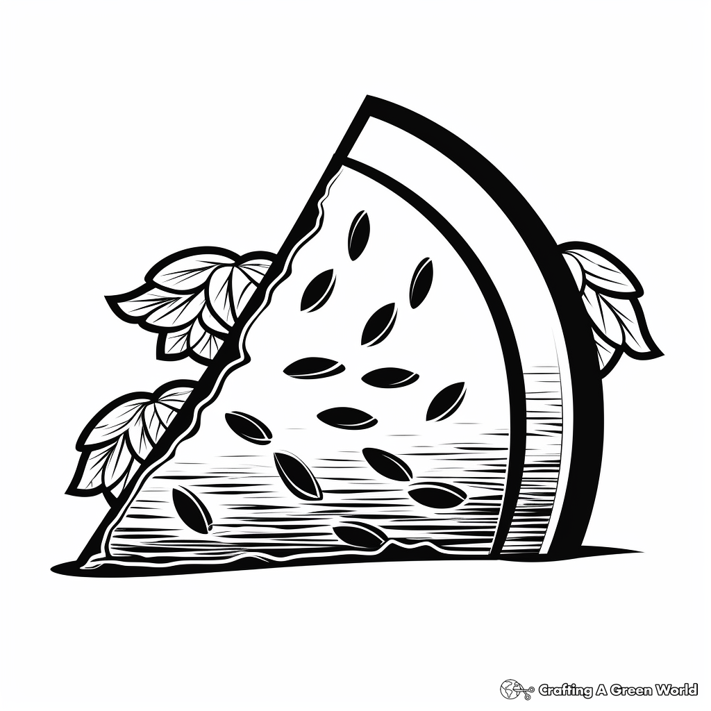Summer fruit coloring pages