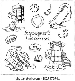Water slide vector art graphics