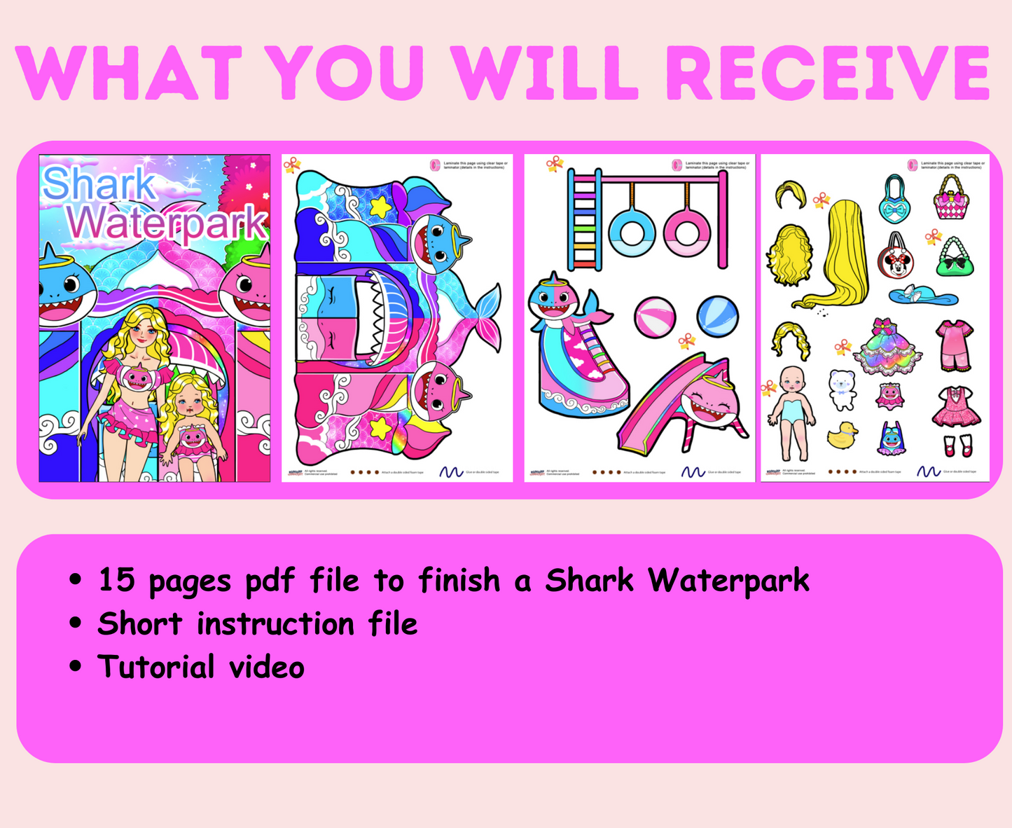 Barbie water park printables ð diy kit for your little one