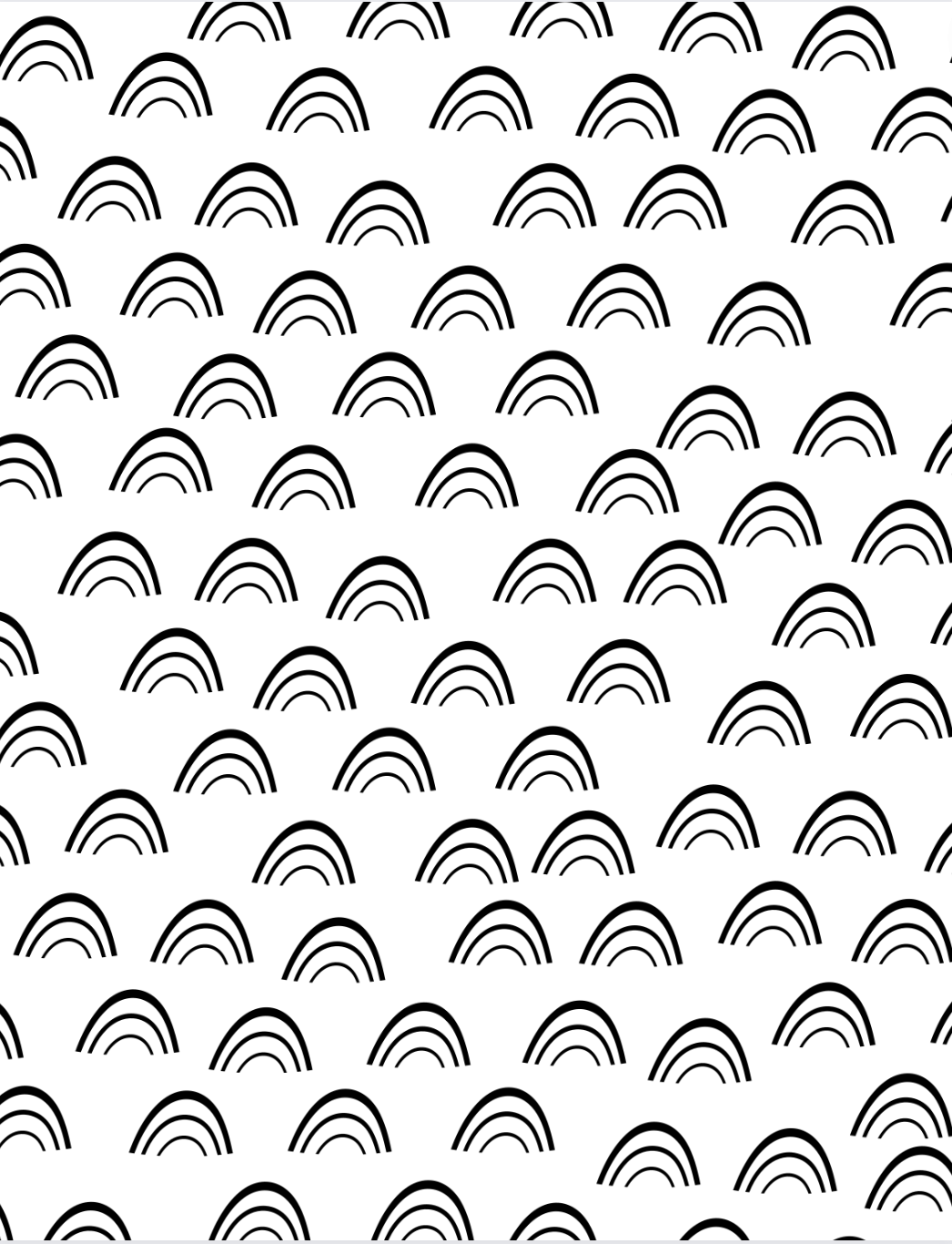 Free rainbow coloring pages more âðâ