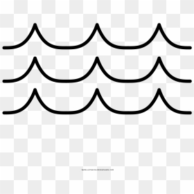 Sea waves coloring page