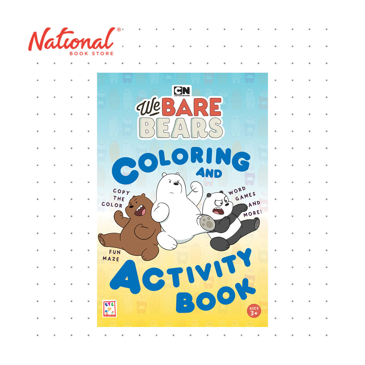 We bare bears coloring and activity book