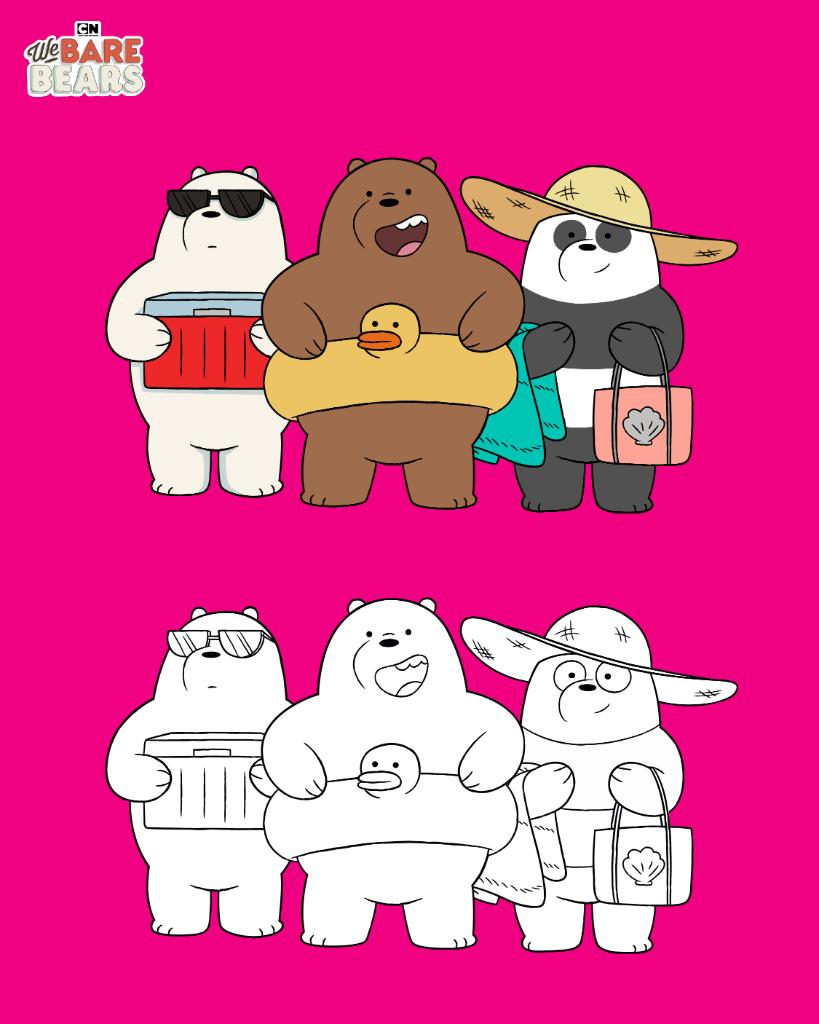 Cartoon network on x coloring time we have fun webarebears coloring pages so you can stay creative download the pages here ðhttpstcosbabqbun staycreative cncheckin cartoonnetwork coloringpages httpstcozxpholyq x