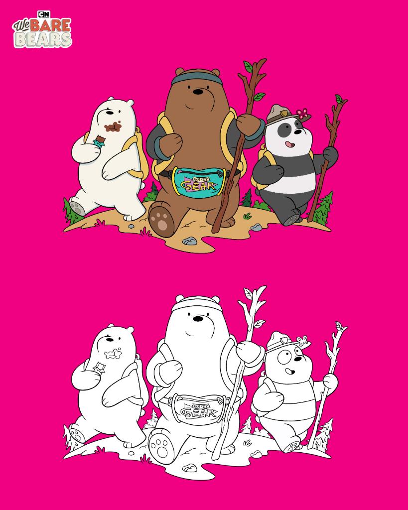 Cartoon network on x coloring time we have fun webarebears coloring pages so you can stay creative download the pages here ðhttpstcosbabqbun staycreative cncheckin cartoonnetwork coloringpages httpstcozxpholyq x