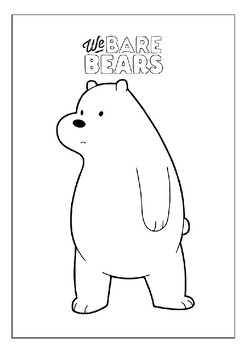 We bare bears coloring pages printable adventures of three bear brothers