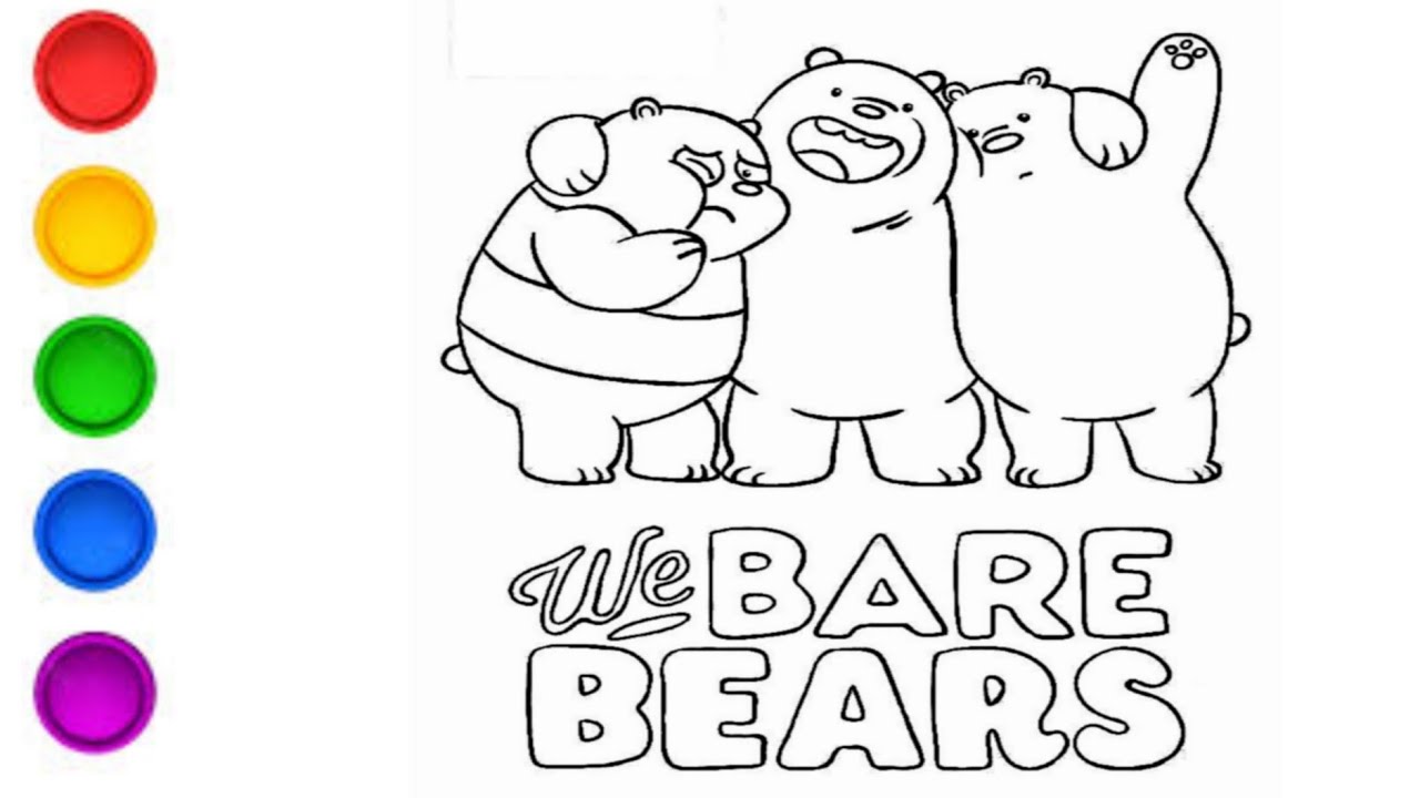 We bear ð bearsð drawingððï we bare ðbears ðdrawing ð ðï tutorial colouring ðâ craft