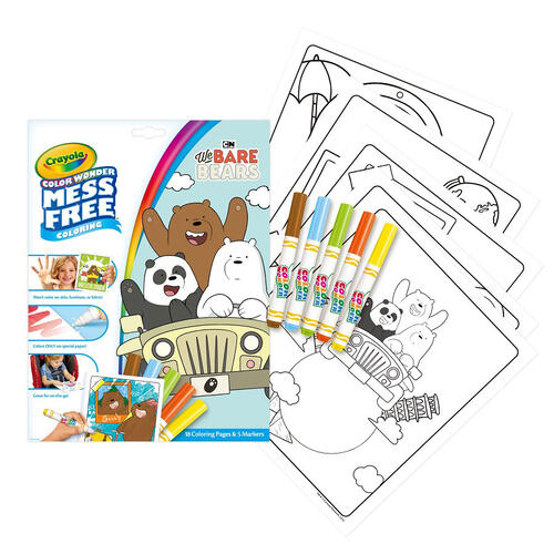 Crayola color wonder foldalope we bare bears toysrus singapore official website