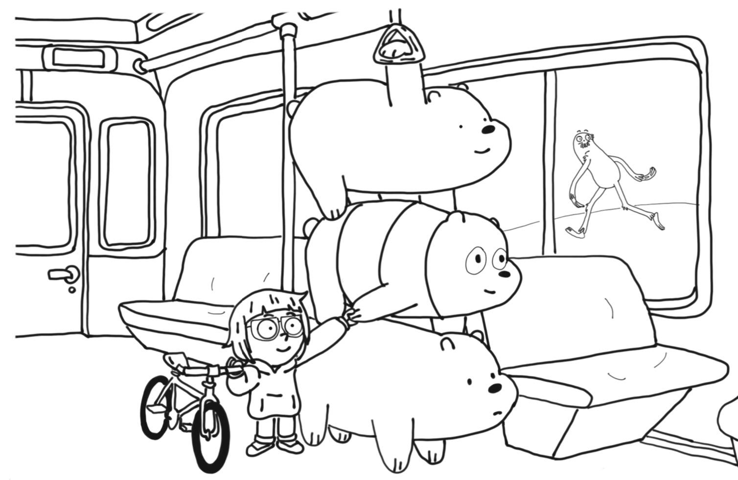 I made a coloring book page rwebarebears