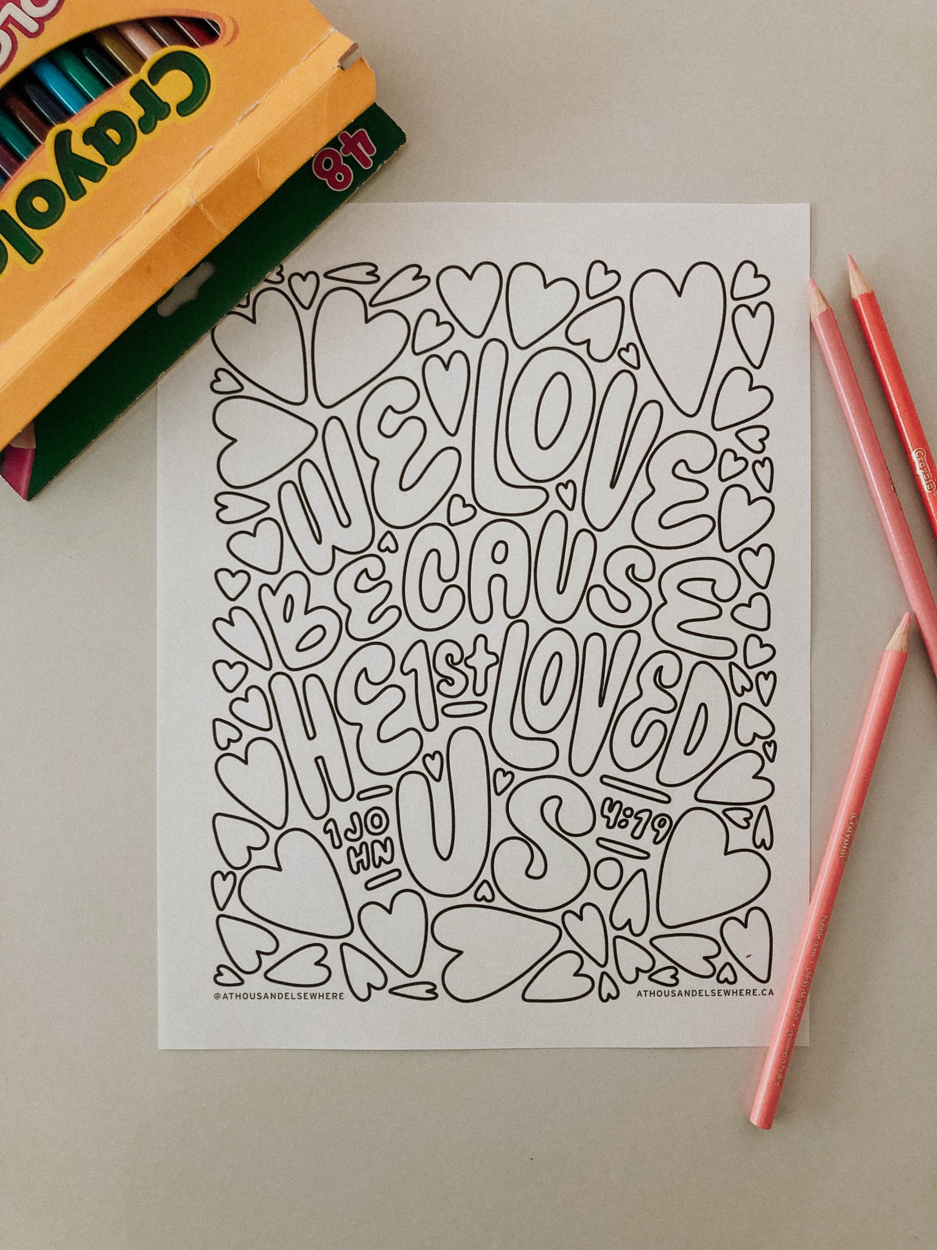 Colouring page