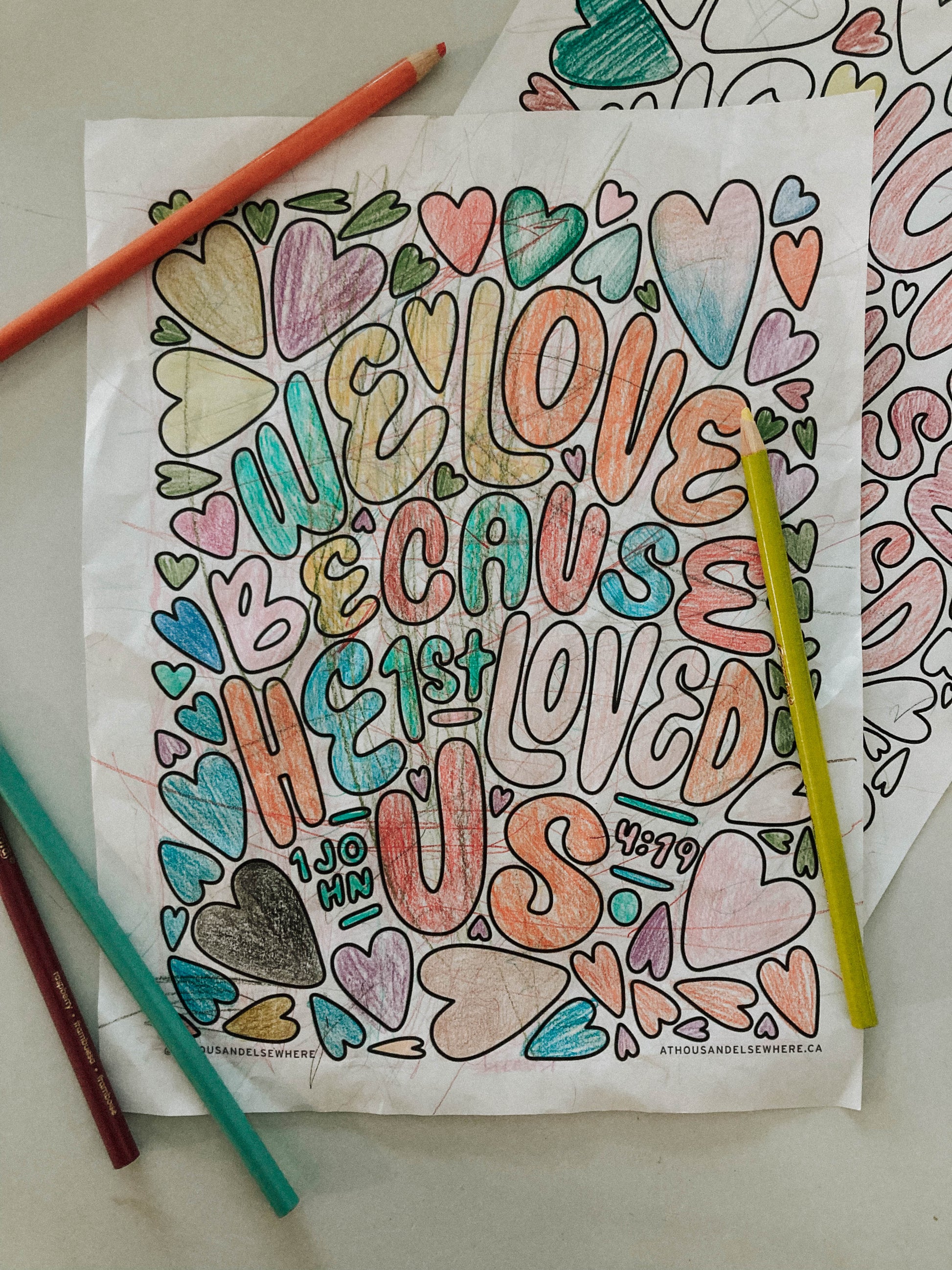 Colouring page