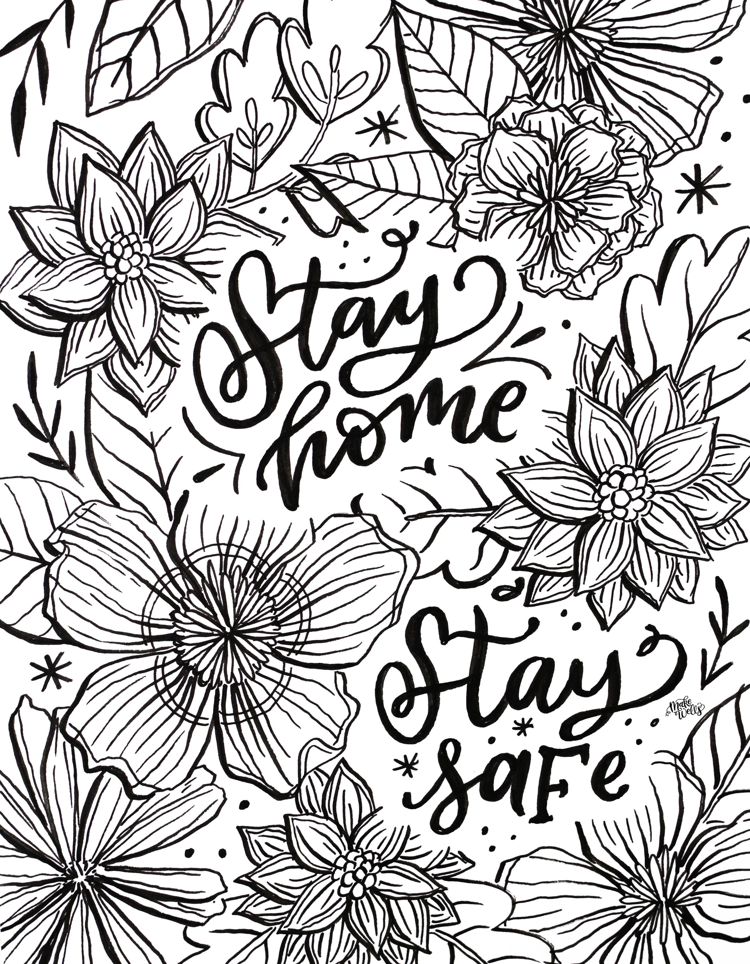 Quarantine coloring pages â