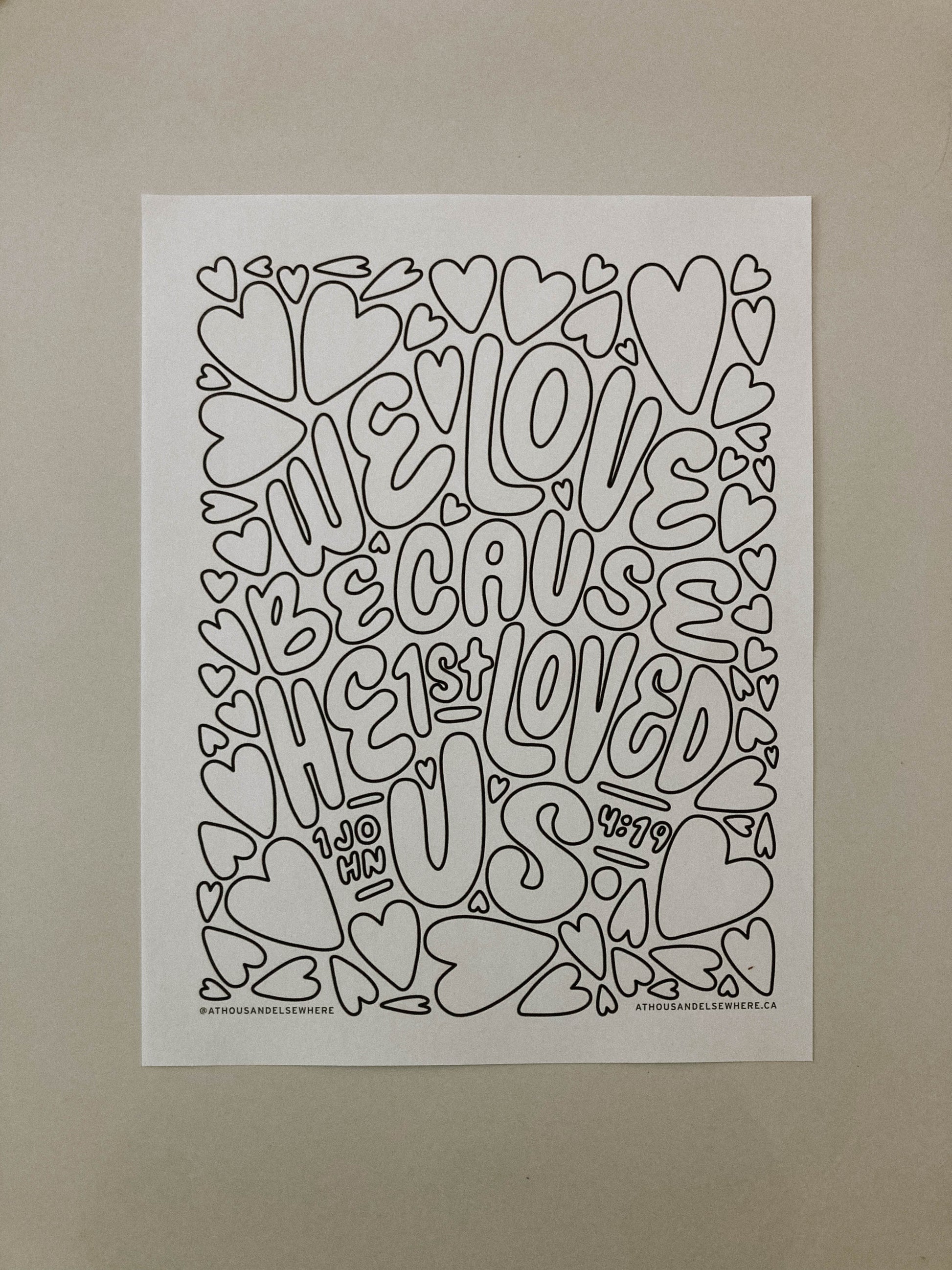Colouring page