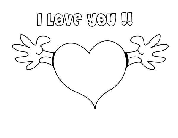 I love you let me hug you coloring page coloring sky