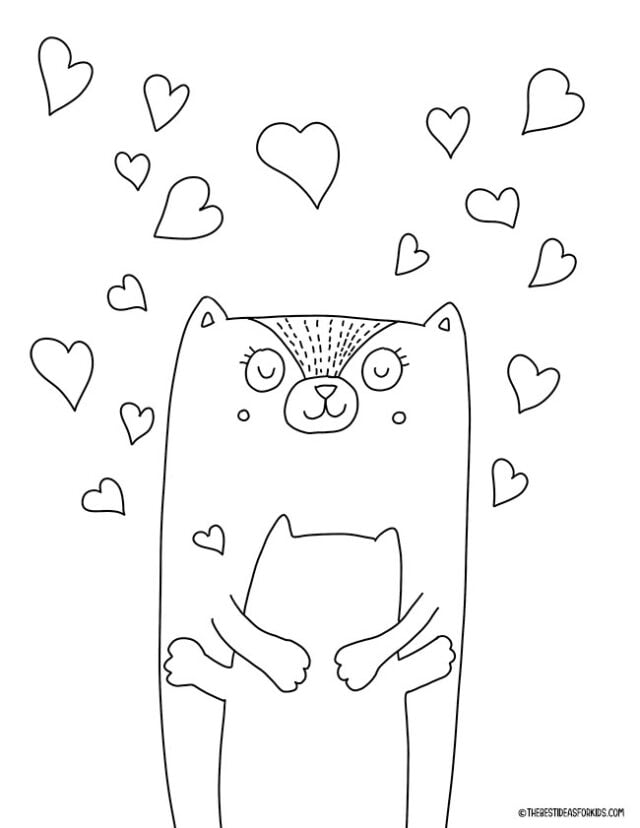 Mothers day coloring pages