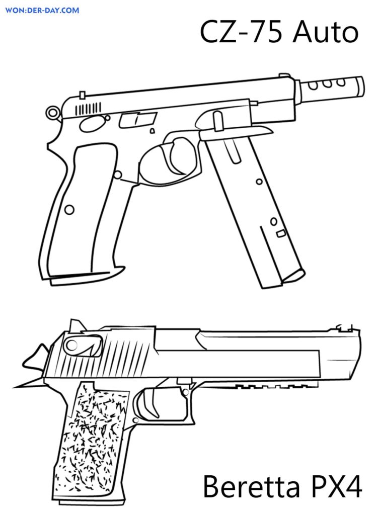 Weapon coloring pages print for boys wonder day â coloring pages for children and adults