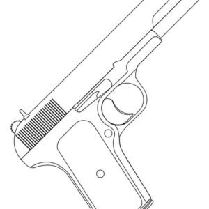Gun coloring pages printable for free download