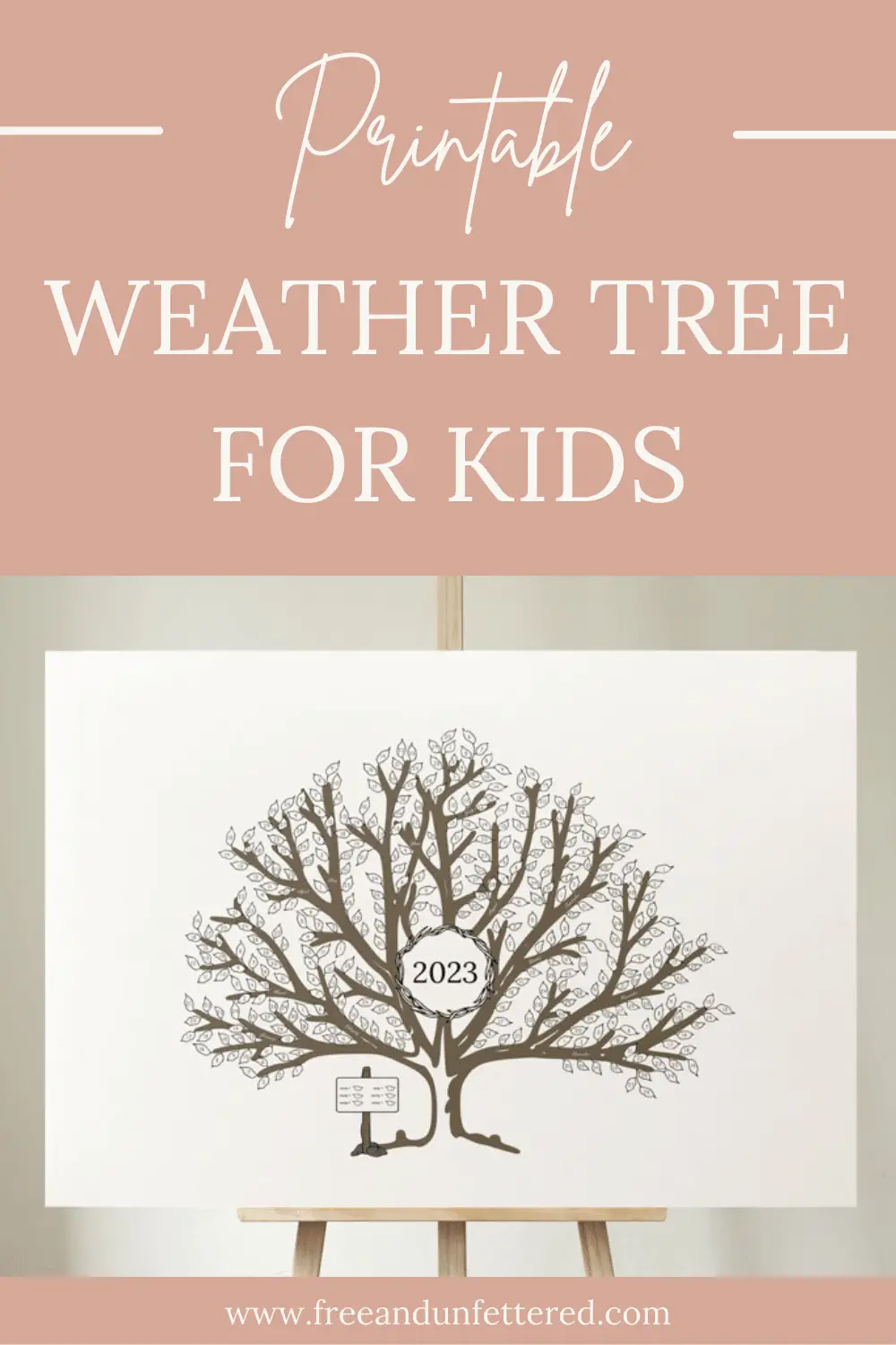 Free printable weather observation tree