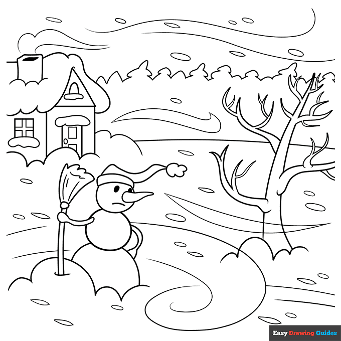 Free printable weather coloring pages for kids