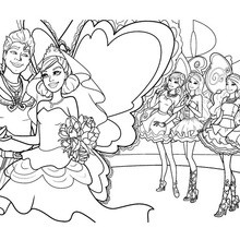 Zane and graciellas wedding coloring pages