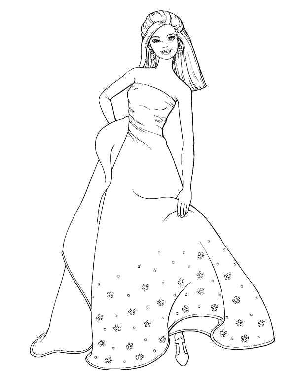 Online coloring pages barbie coloring barbie bride barbie