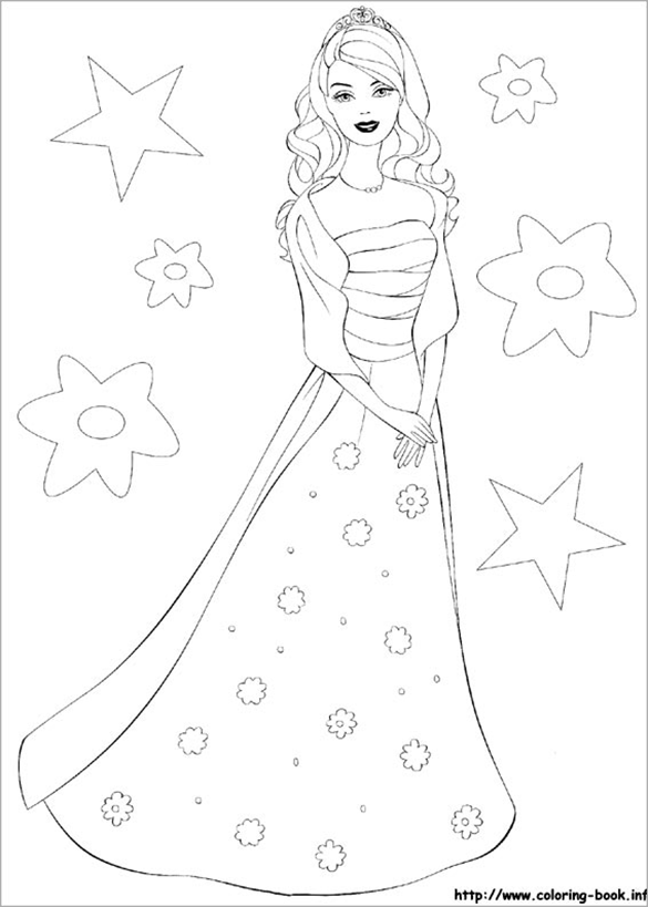 Barbie coloring pages