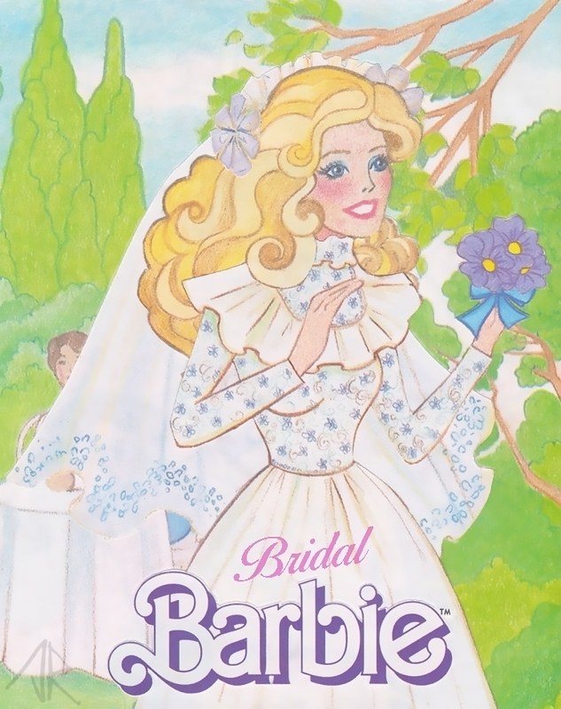 Bridal barbie by dean reen original illustrations by â