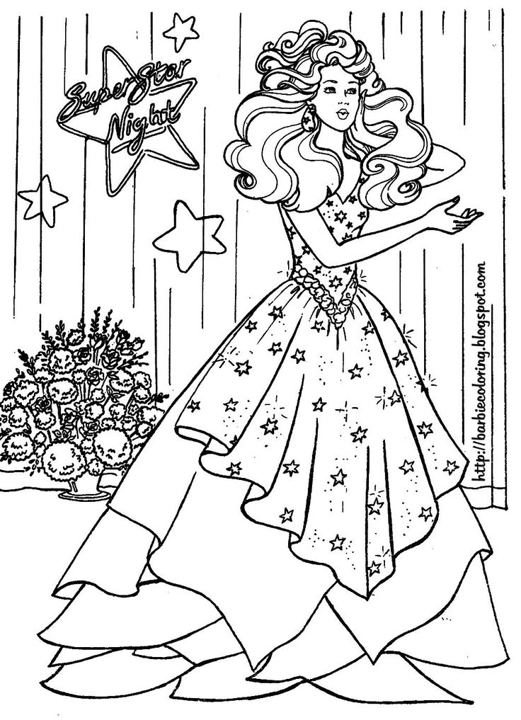 Barbiecoloringpages barbie coloring pages barbie bride and barbie superstar coloring â mermaid coloring pages barbie coloring pages princess coloring pages