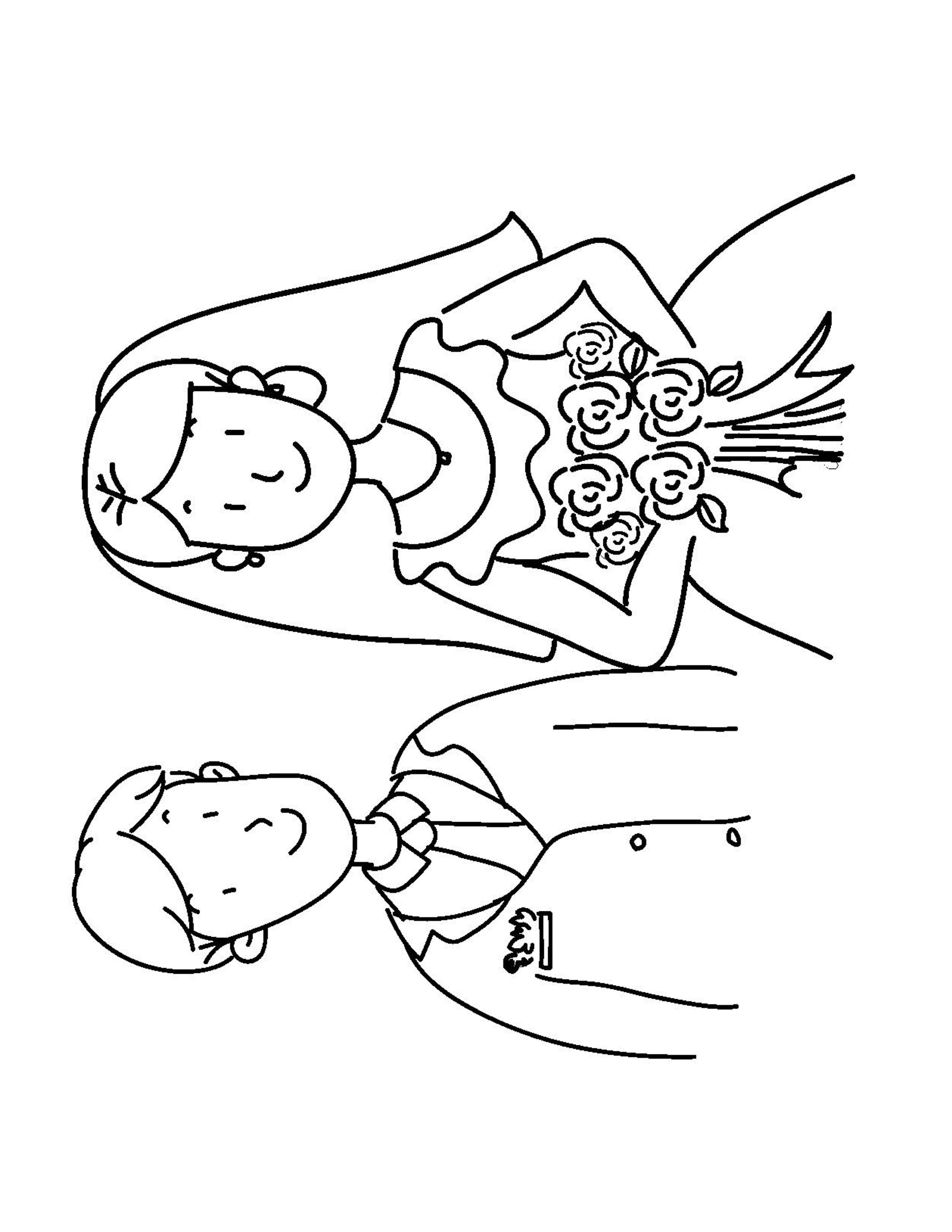 Printable kids wedding coloring book wedding bridal shower activity book etsy