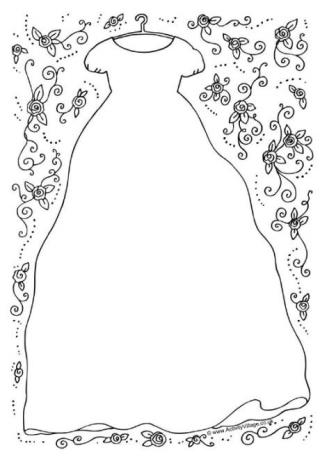 Wedding cake louring page