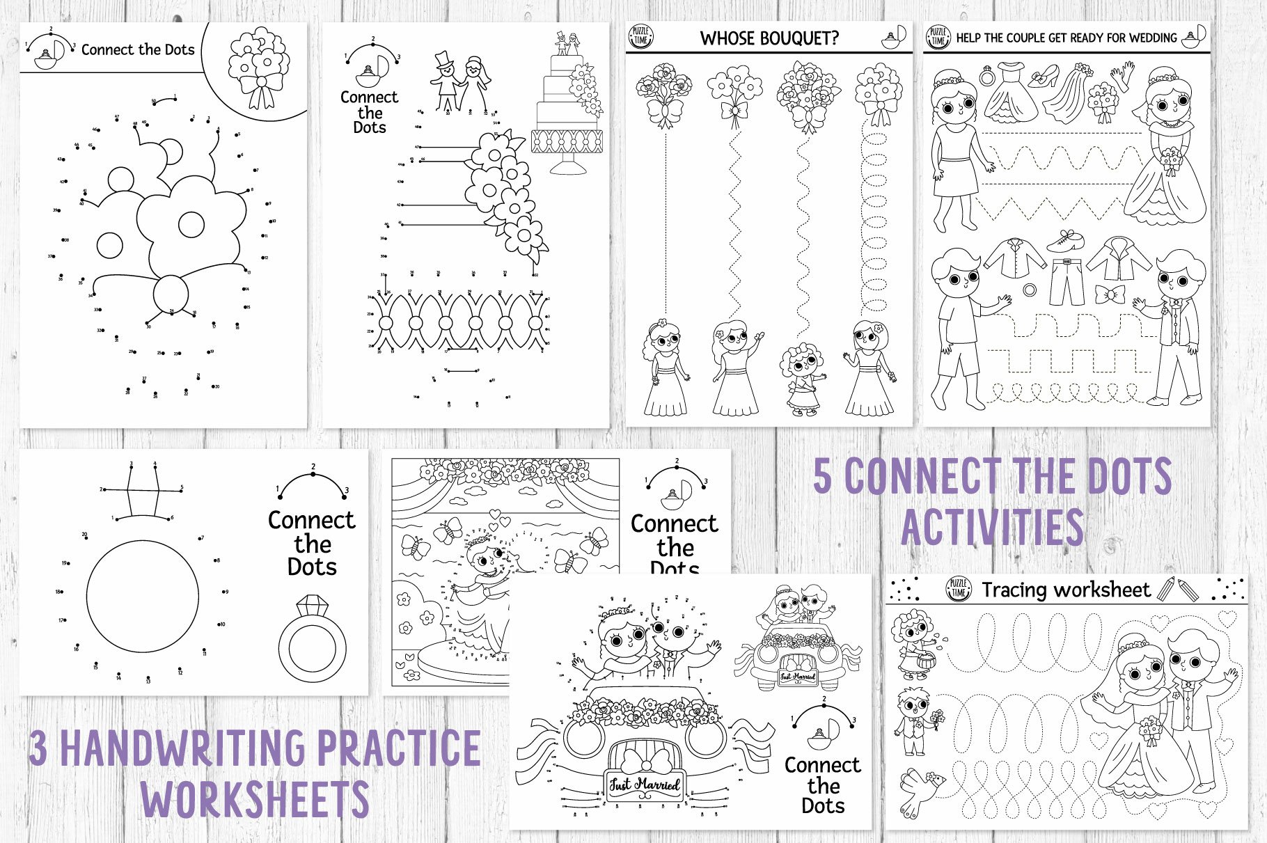 Wedding coloring games