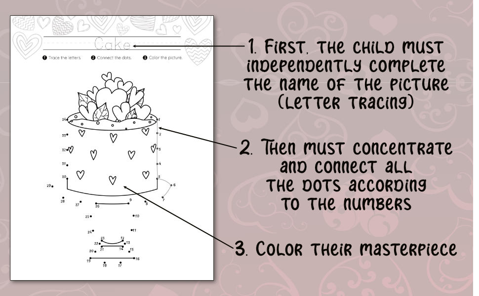 Valentines day gifts for kids dot to dot activity book for kids