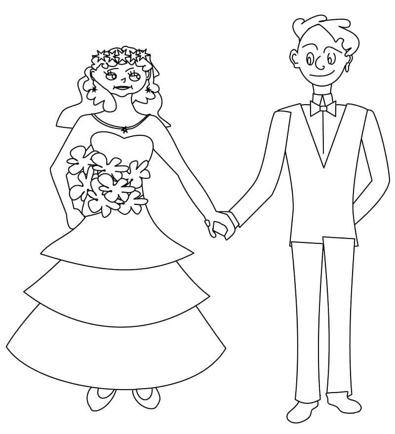 Flynn and rapunzel wedding dance coloring page