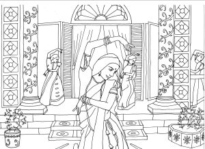 Dance coloring pages for adults kids