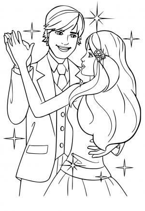Free printable wedding coloring pages for adults and kids